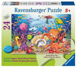 RAVENSBURGER CASSE-TÊTE DE PLANCHER 24 PIÈCES - LE TRÉSOR DE FISHIE #03041